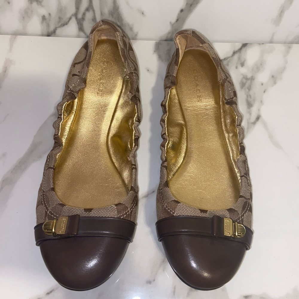 Coach Ballerina Flats Size 8.5